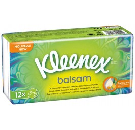 KLEENEX Balsam mouchoirs papier 12 x 9 pce