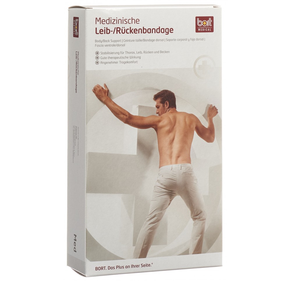 BORT bandage herniaire inguinale S -89cm blanc