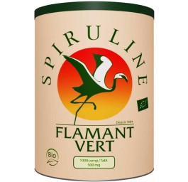 SPIRULINE Flamant Vert bio cpr 500 mg bte 1000 pce