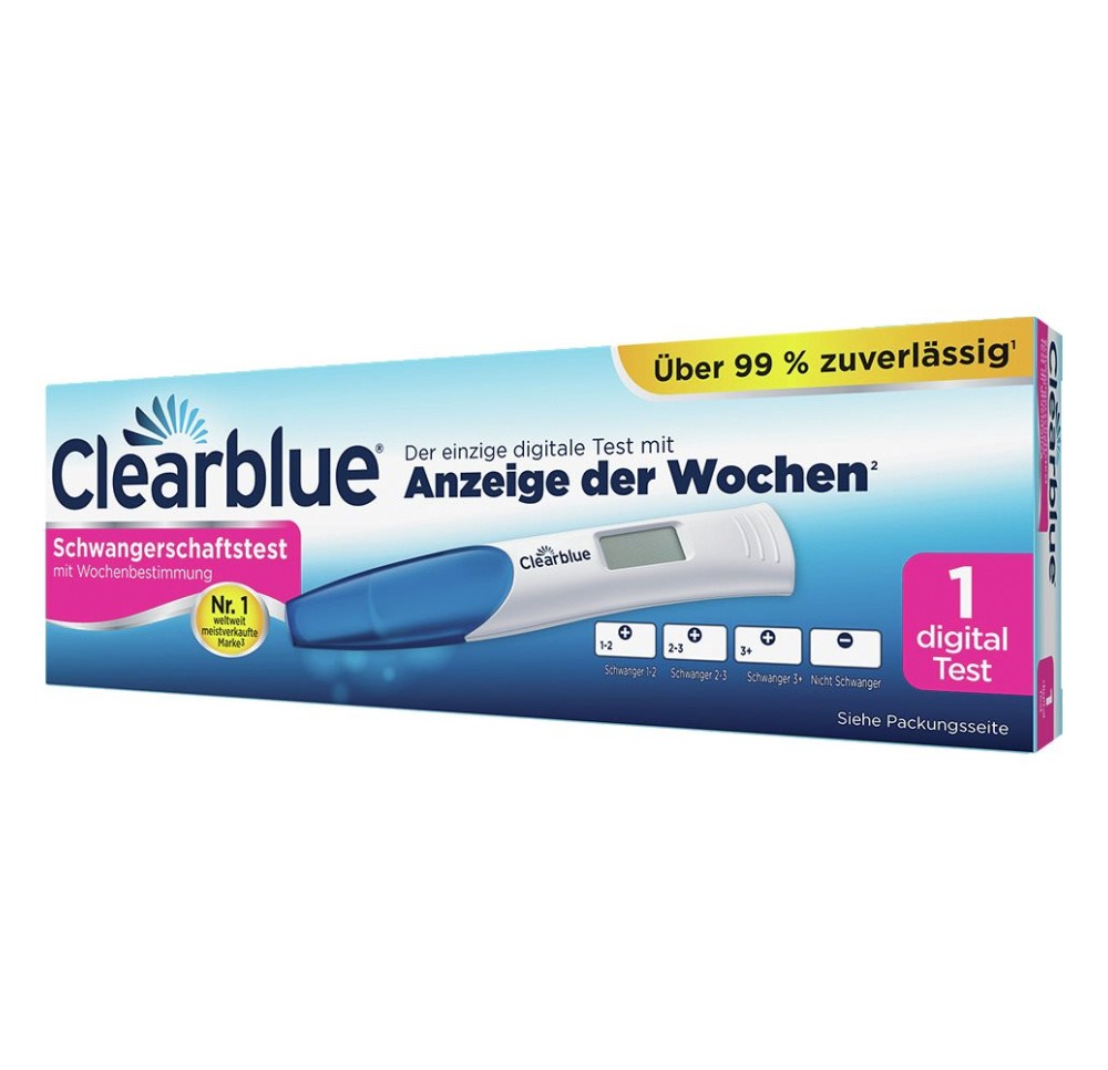 CLEARBLUE test de grossesse indicateur de semaines CLEARBLUE test de grossesse indicateur de semaines