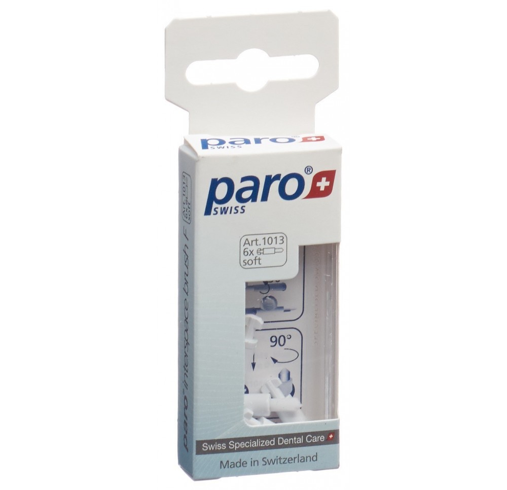 PARO interspace brosse F soft blanc refill 6 pce