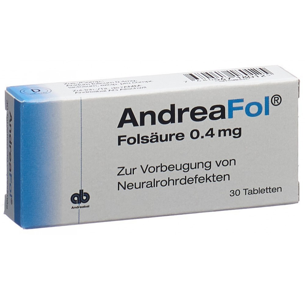 ANDREAFOL cpr 0.4 mg 30 pce