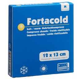 FORTACOLD compr chaud froid réutilis 12x13cm 2 pce