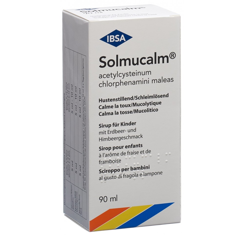 SOLMUCALM sirop enf fl 90 ml