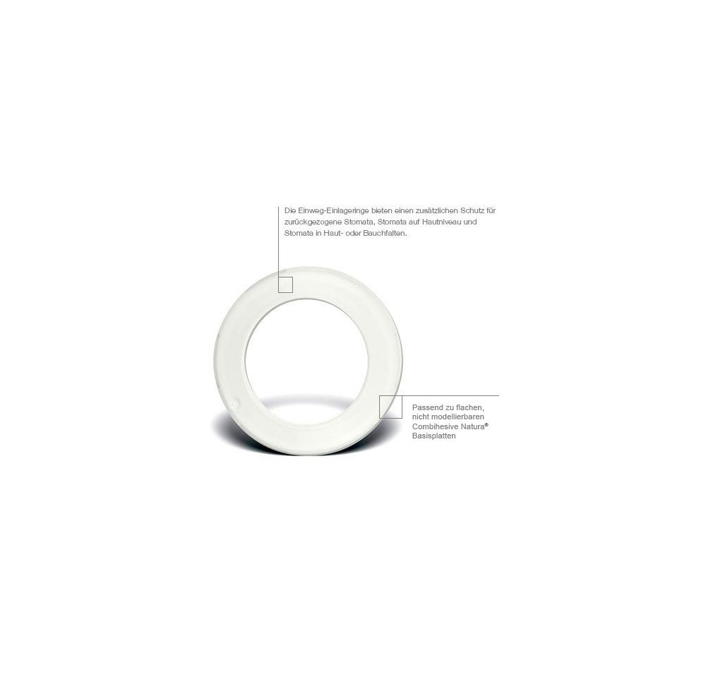 NATURA CONVEX joints circulaires 19mm blanc 5 pce