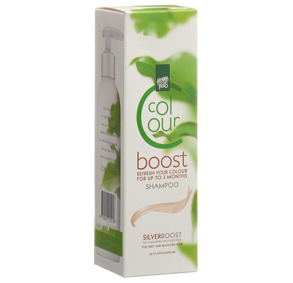 HENNA PLUS colour boost shampoo silver 200 ml HENNA PLUS colour boost shampoo silver 200 ml