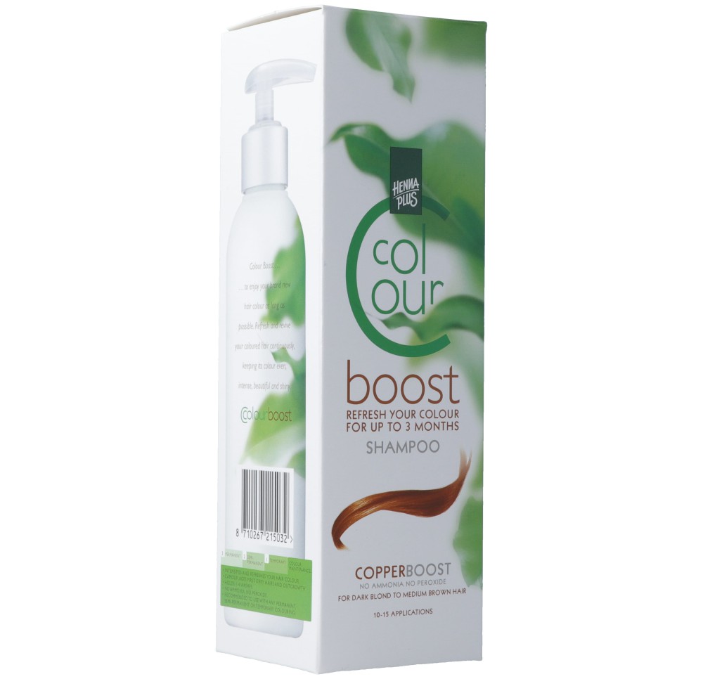 HENNA PLUS colour boost shampoo copper 200 ml HENNA PLUS colour boost shampoo copper 200 ml