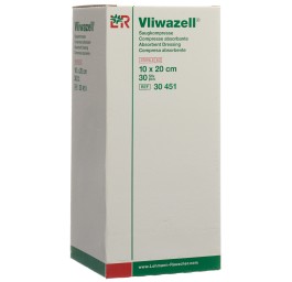 VLIWAZELL compresse absor 10x20cm stérile 30 pce