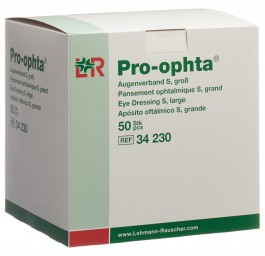 PRO-OPHTA S compr oculaire L transparente 50 pce