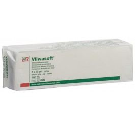 VLIWASOFT fibre n-tiss 5x5cm 6 c sach 100 pce