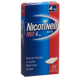 NICOTINELL Gum 4 mg fruit 24 pce