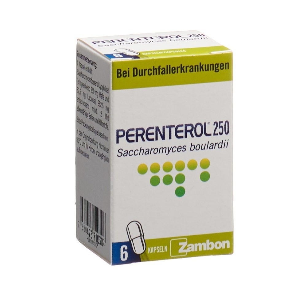 PERENTEROL caps 250 mg 6 pce