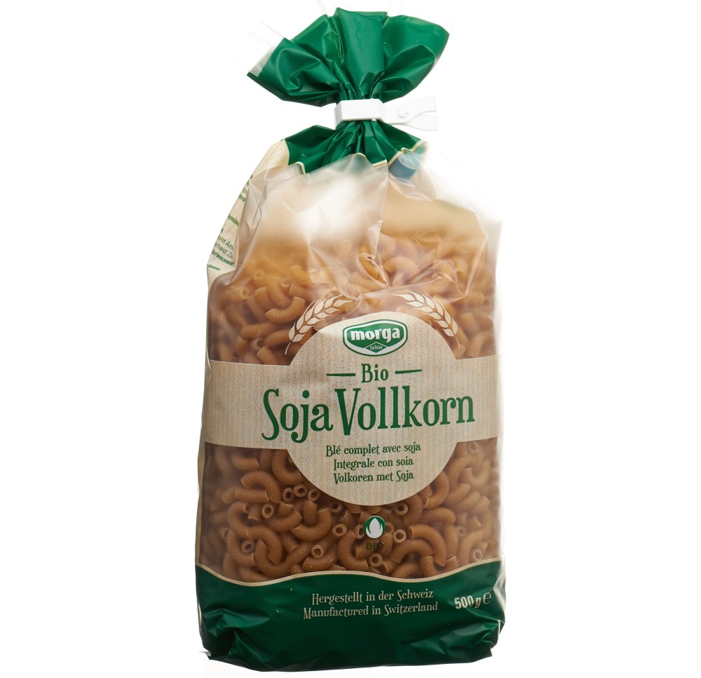 MORGA cornettes soja Bio bourgeon 500 g MORGA cornettes soja Bio bourgeon 500 g