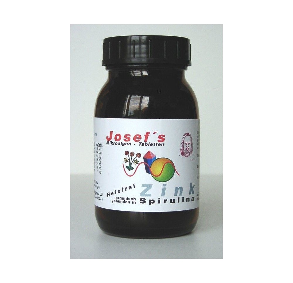 ZINK SPIRULINA josefs cpr 400 mg 250 pce