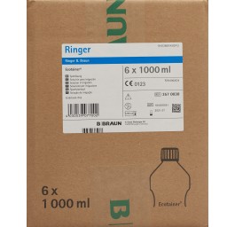 RINGER B. Braun sol rinç 1000ml Ecotainer 6 pce