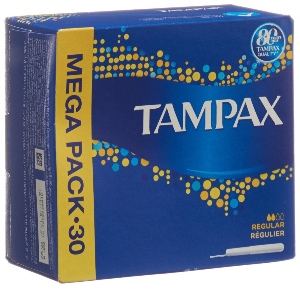 TAMPAX tampons Regular 30 pce