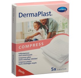 DERMAPLAST compr plié type17 5x5cm 8c 5 x 2 pce