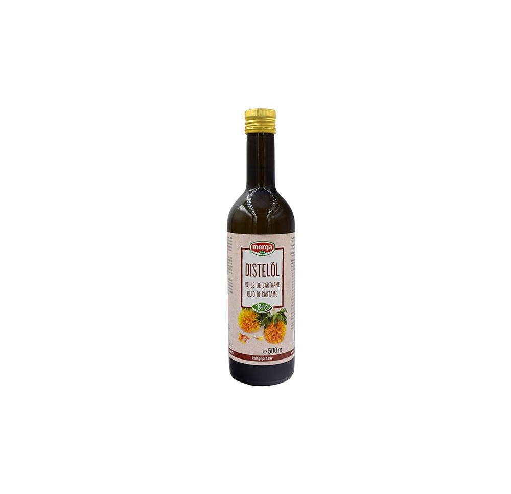 MORGA BIO huile carthame pressé froid 5 dl MORGA BIO huile carthame pressé froid 5 dl