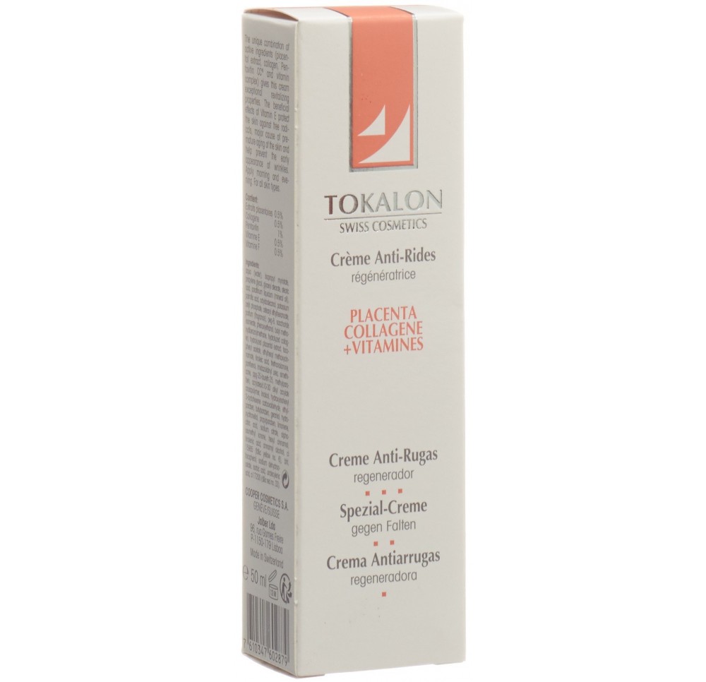 TOKALON anti rides crème placenta collag tb 50 ml