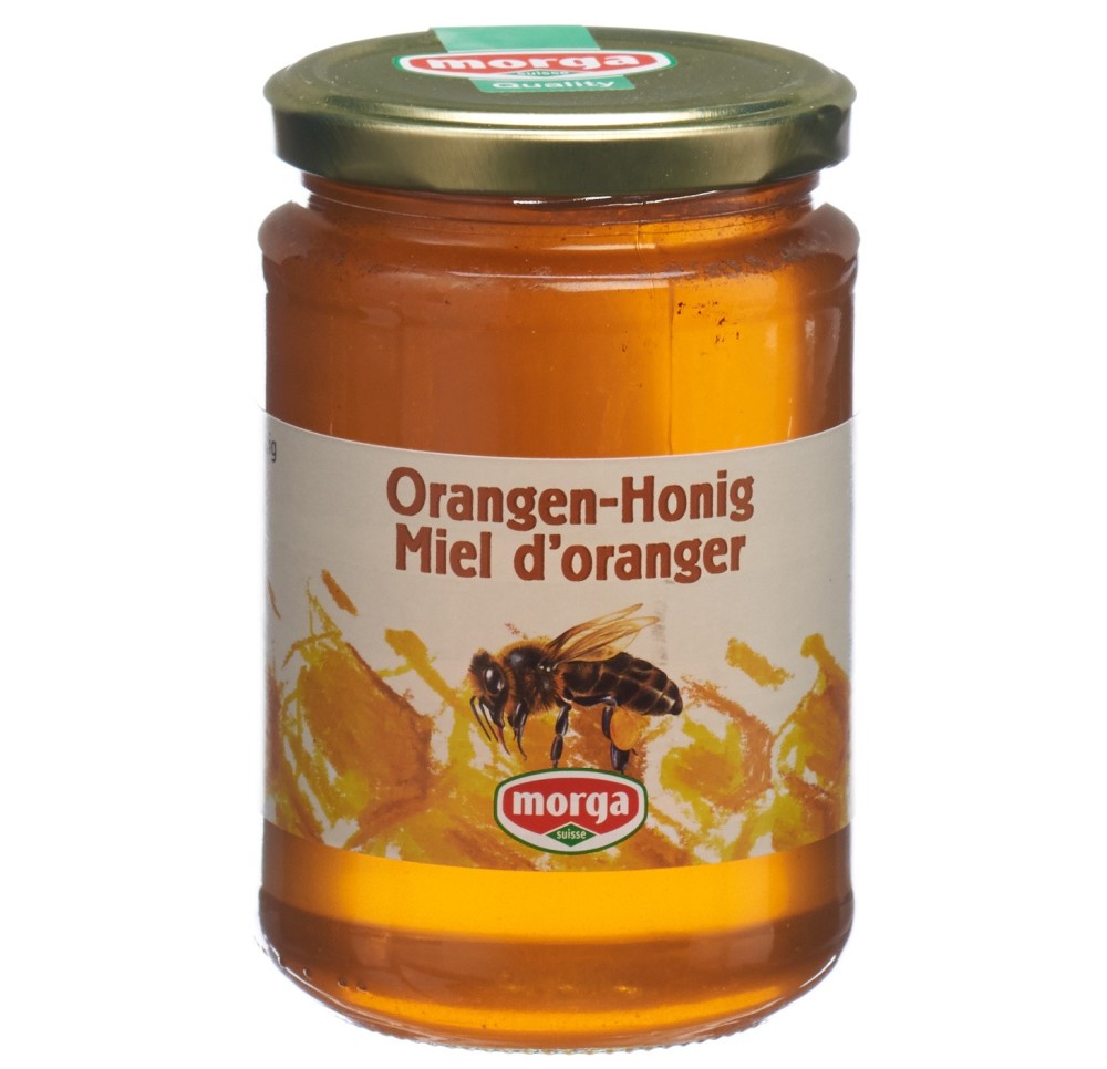 MORGA miel orange verre 500 g MORGA miel orange verre 500 g