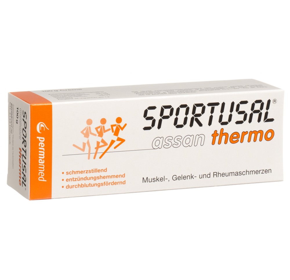 SPORTUSAL ASSAN thermo crème tb 100 g SPORTUSAL ASSAN thermo crème tb 100 g