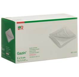 GAZIN compresses gaze 5x5cm 8p st 50 x 2 pce