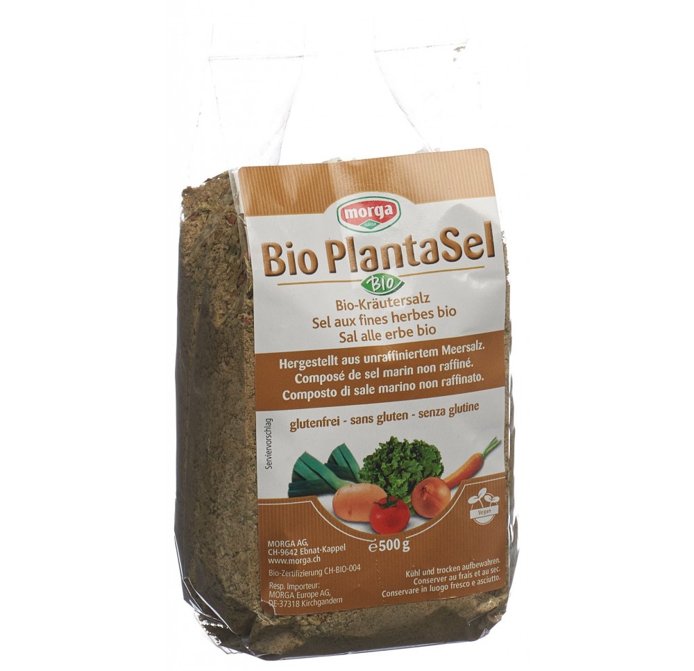 MORGA Plantasel sel herbes bio sach 500 g