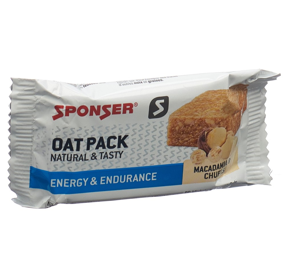 SPONSER Oat Pack Macadamia Chufas 60 g SPONSER Oat Pack Macadamia Chufas 60 g