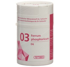 PHYTOMED SCHÜSSLER No3 ferrum phos cpr 6 D 100 g