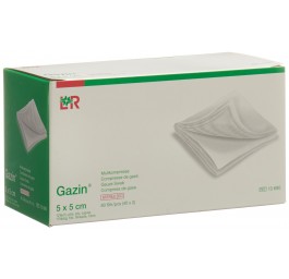 GAZIN compresses gaze 5x5cm 12p st 40 x 2 pce