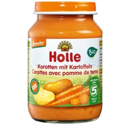 HOLLE carottes avec pomme de terre bio 190 g