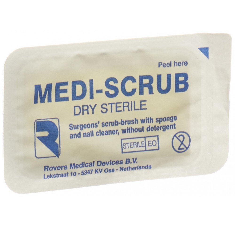 MEDI SCRUB brosse nett mains u unique à sec stéril