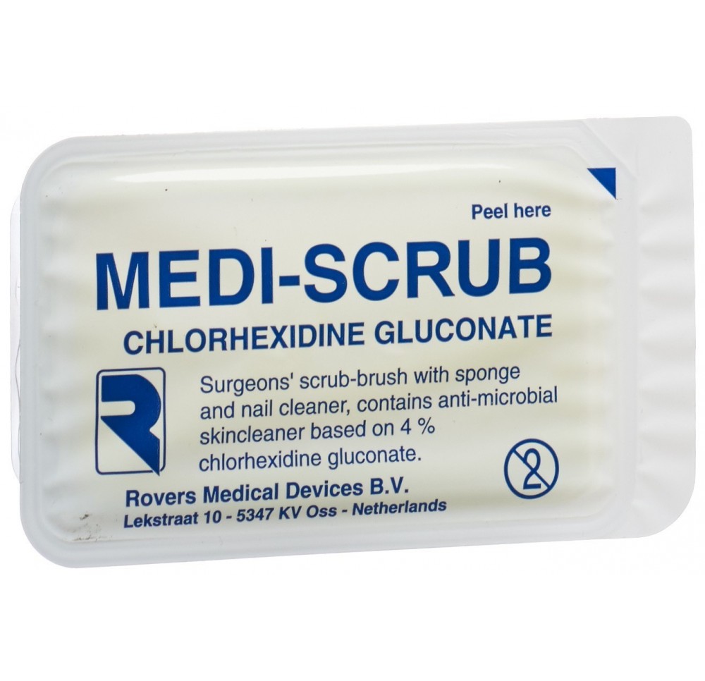 MEDI SCRUB brosse nett mains u unique chlorhexidin