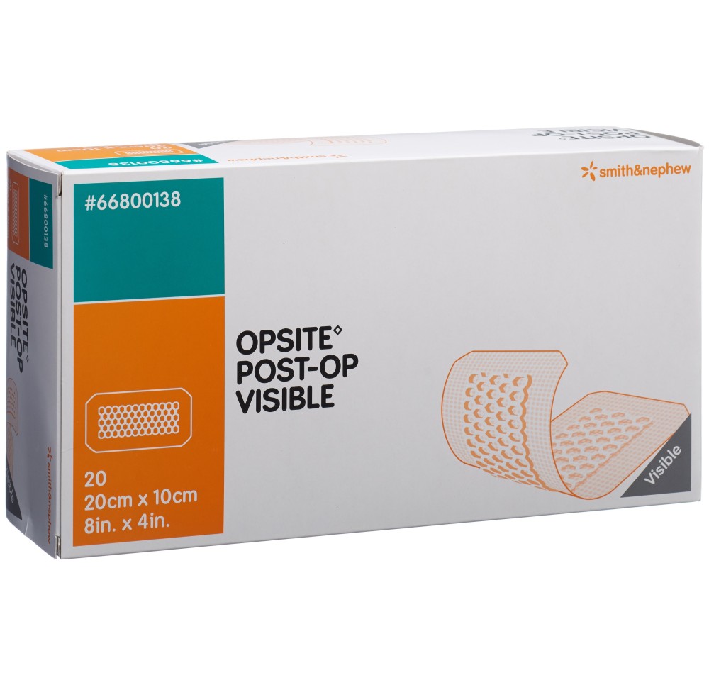 OPSITE POST OP VISIBLE pans transp 20x10cm 20 pce OPSITE POST OP VISIBLE pans transp 20x10cm 20 pce