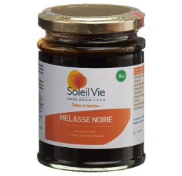 SOLEIL VIE mélasse noire canne à sucre bio 340 g