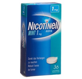 NICOTINELL cpr sucer 1 mg mint 36 pce