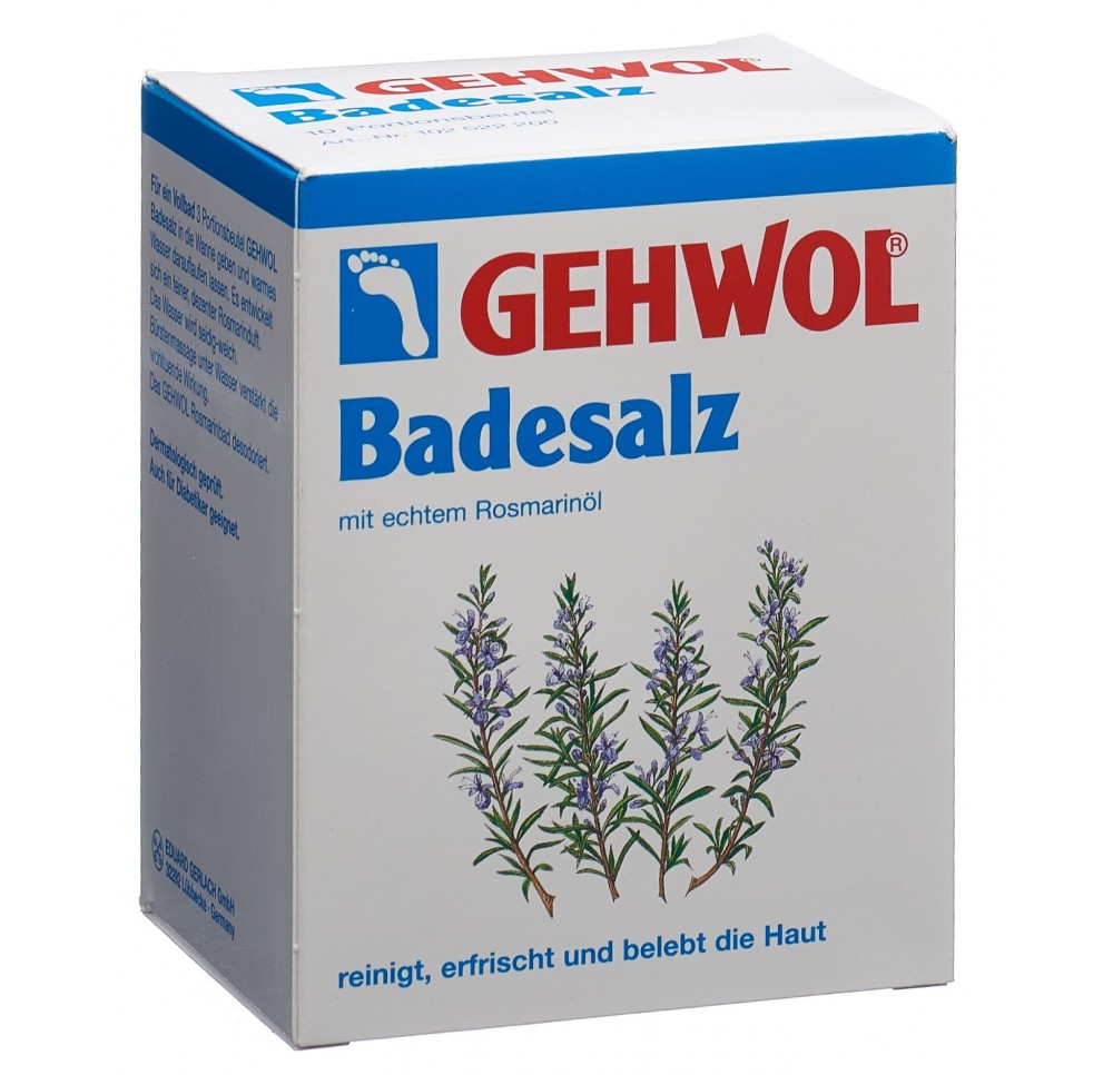 GEHWOL sel de bain pour les pieds 10 sach 25 g