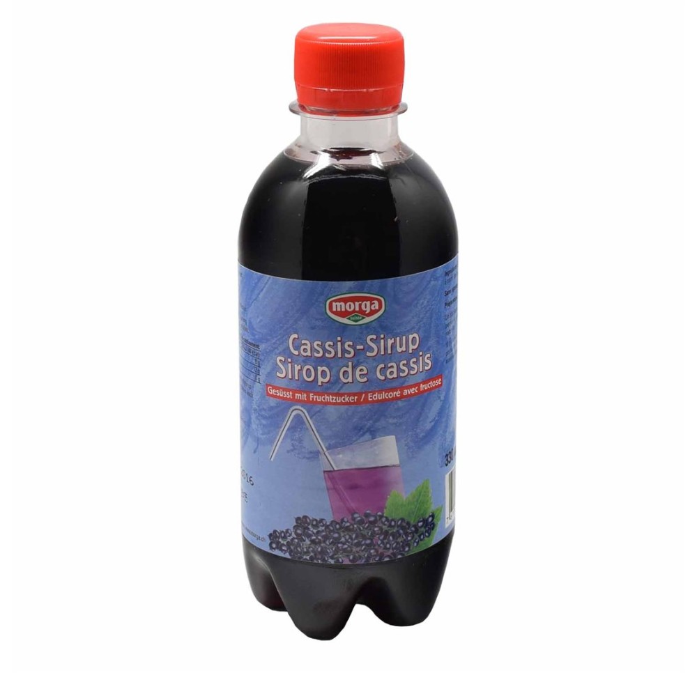 MORGA sirop cassis avec fructose 3.3 dl MORGA sirop cassis avec fructose 3.3 dl