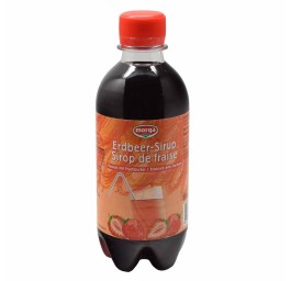 MORGA sirop fraises avec fructose 3.3 dl
