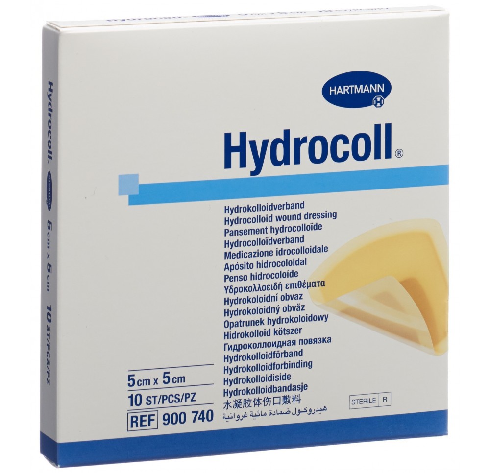 HYDROCOLL pans hydrocolloide 5x5cm 10 pce