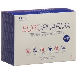 EUROPHARMA hygienic tampons 6 pce