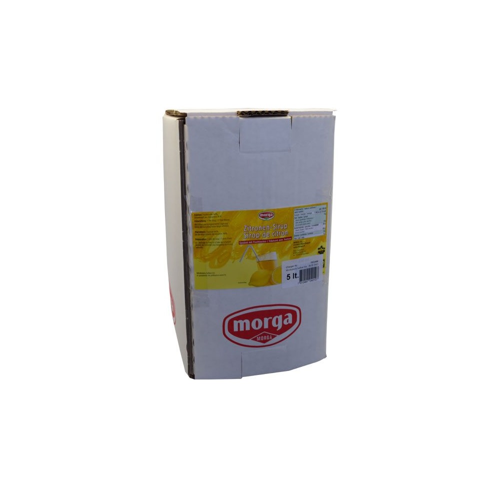 MORGA sirop citrons avec fructose 5 lt