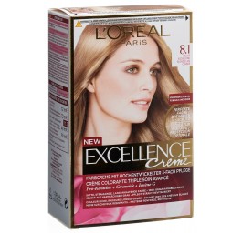 EXCELLENCE crème triple prot 8.1 blond clair cend