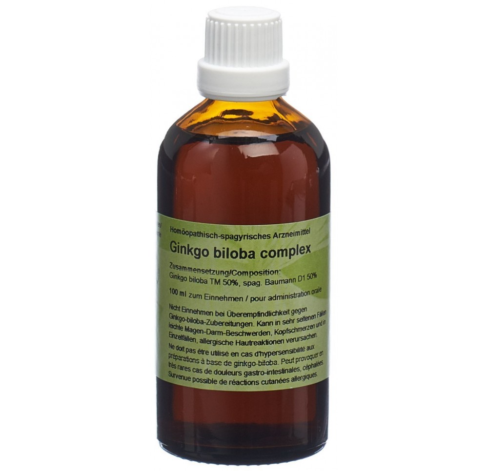 SPAGYROS Ginkgo biloba complex teint mère 100 ml