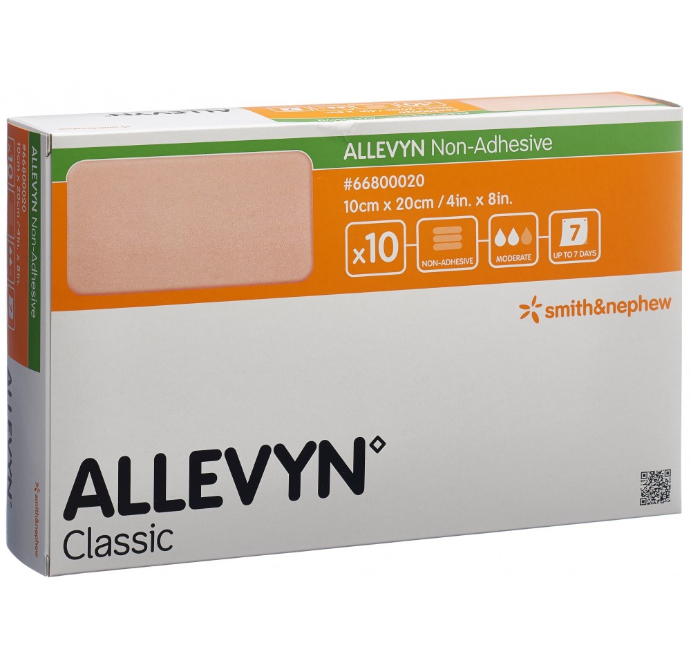 ALLEVYN NON-ADH pansement 10x20cm 10 pce