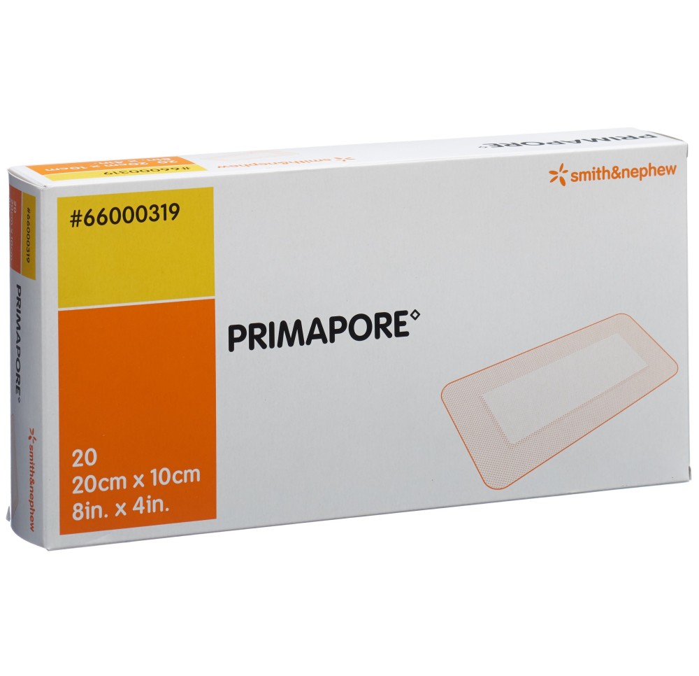 PRIMAPORE pansement adhésif 20x10cm stérile 20 pce PRIMAPORE pansement adhésif 20x10cm stérile 20 pce
