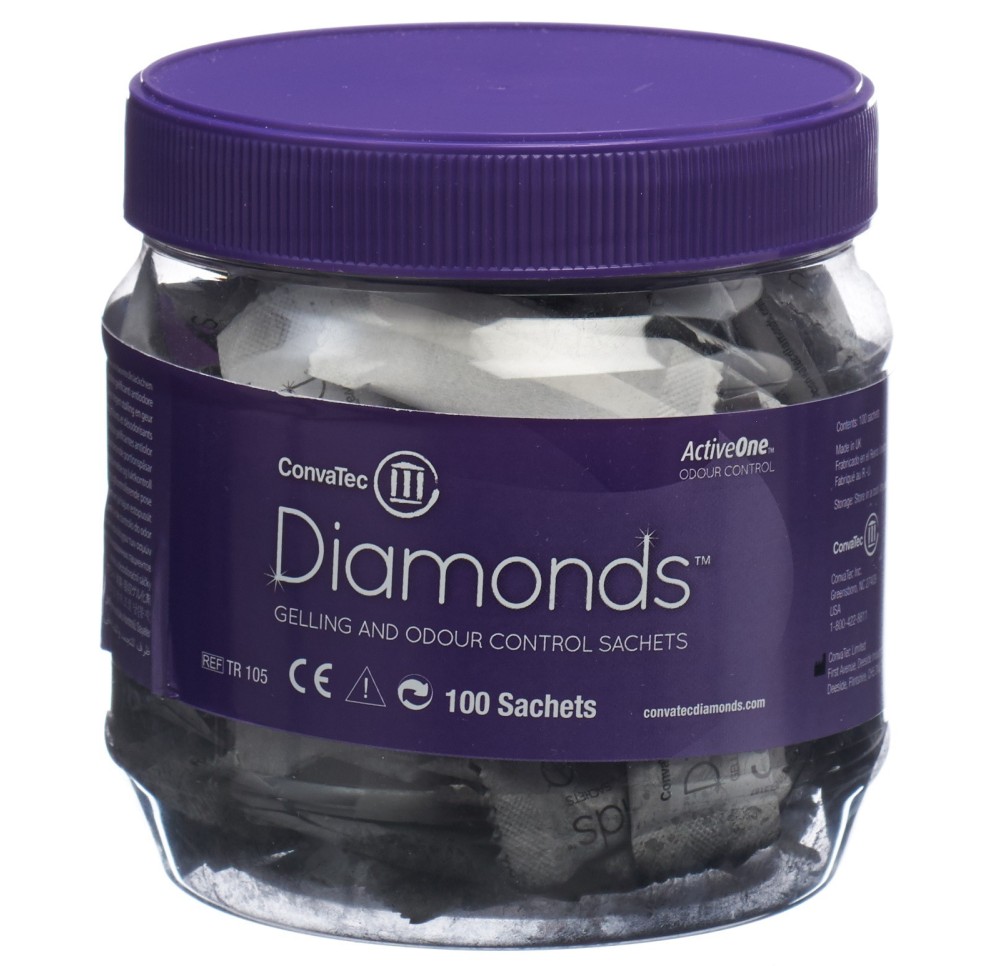 DIAMONDS superabsorbant antiodeur sach bte 100 pce DIAMONDS superabsorbant antiodeur sach bte 100 pce