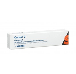 CORISOL 3 cpr vag 200 mg 3 pce