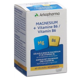 ARKOVITAL magnésium vitamine B6 caps 60 pce