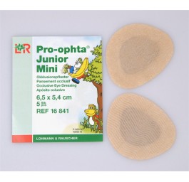 PRO-OPHTA Jun pans occlusif mini 6.5x5.4cm 5 pce